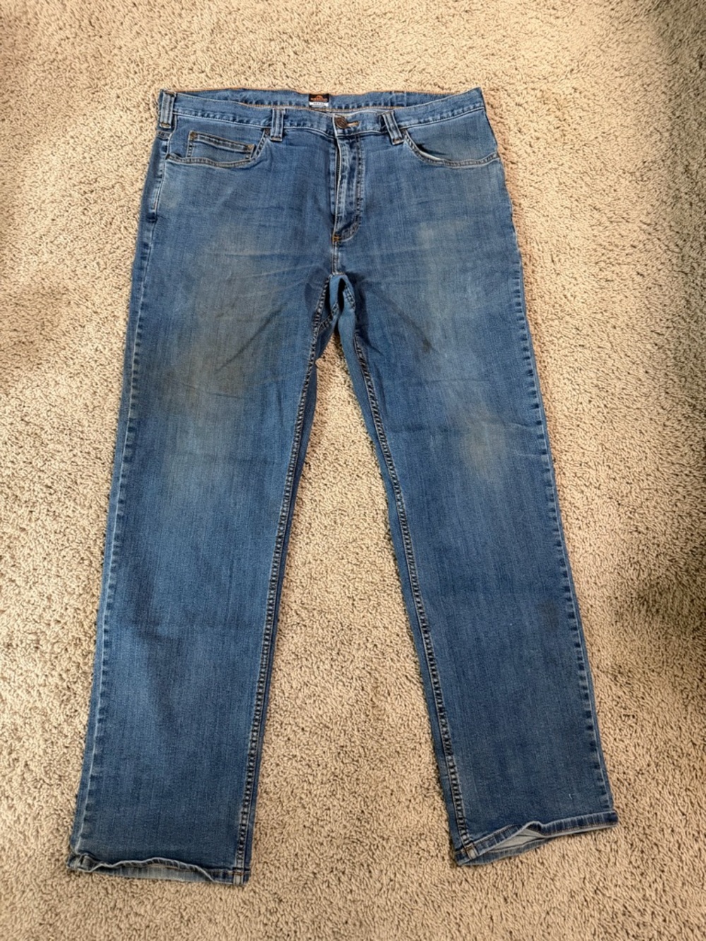 Men's Straight-Leg Jeans in Blue — Comfortable Everyday Denim